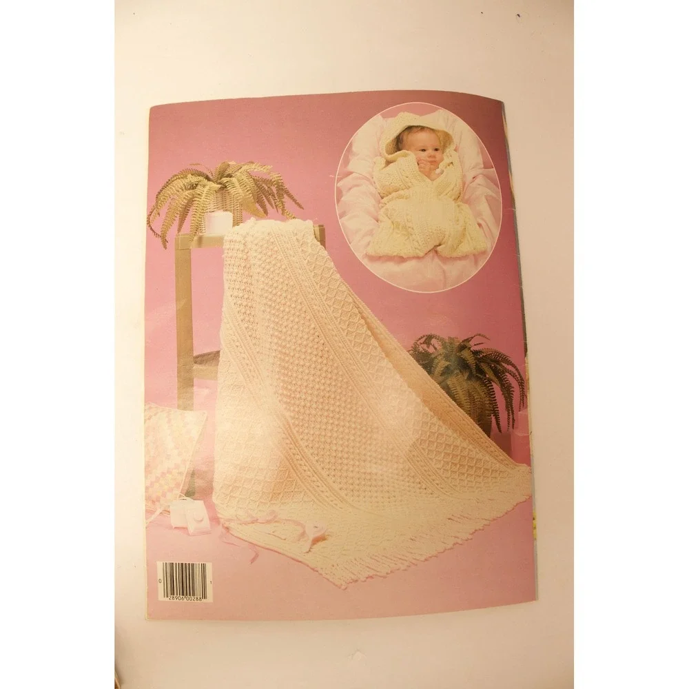 7 Vintage Afghan Crochet & Knitting Pattern Books Bernat McCall's Leisure Arts